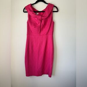 Kay Unger Vibrant Pink Mini Dress